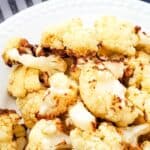 A close up on the finished side dish.