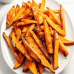 A plate of finished side dish.