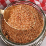 A spoon of the bbq rub.