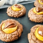 A group of the cookies on a slate tray.