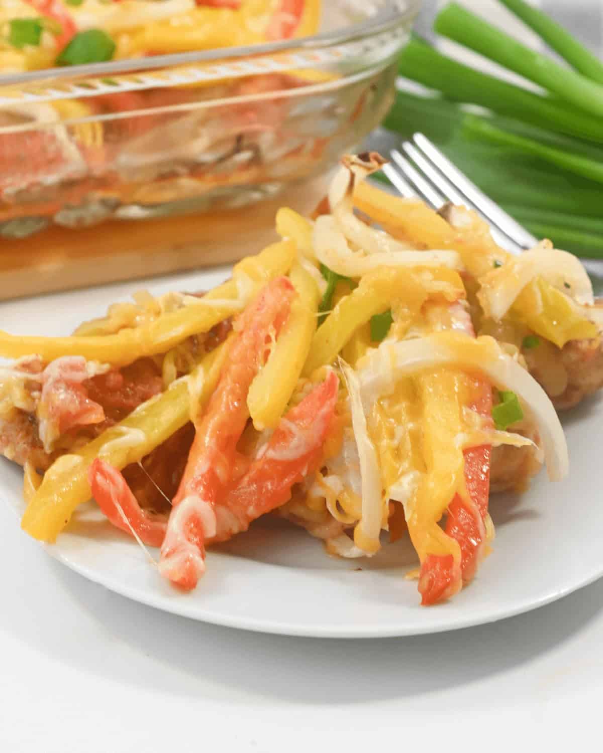 A close-up of a plate dish.