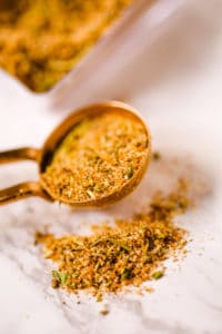 Chicken Rub on a spoon