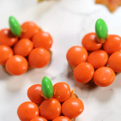 Chocolate Covered pretzels Pumpkins