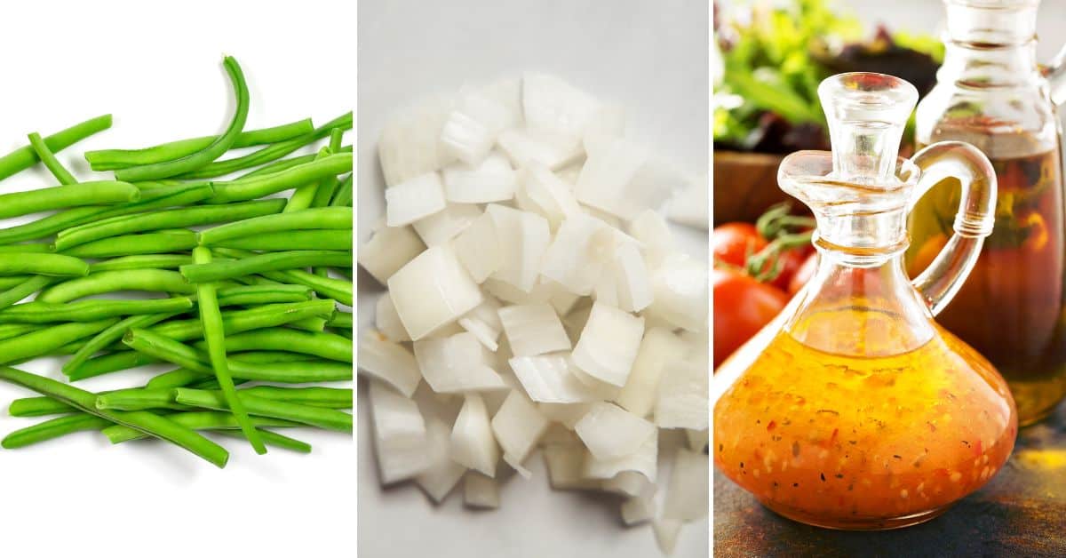 Italian green beans sautéed with olive oil, onions, and garlic.