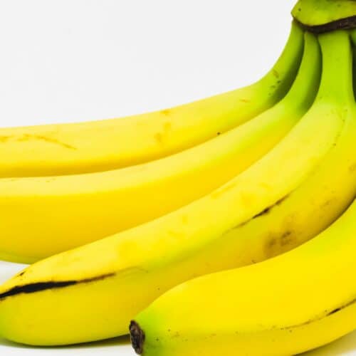 A bunch of ripe bananas.