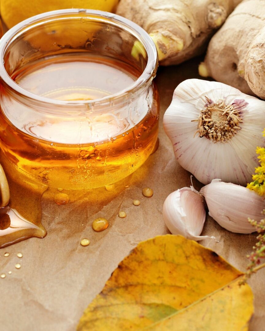 Garlic and honey for chicken.