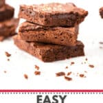 Easy homemade brownie.