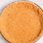 A glass dish with the finished base.