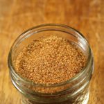 Mild Taco Seasoning in a mason jar.