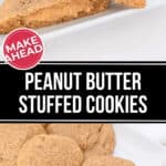 Irresistibly delicious peanut butter stuffed cookies.
