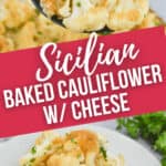 Two views of the delicious meal.