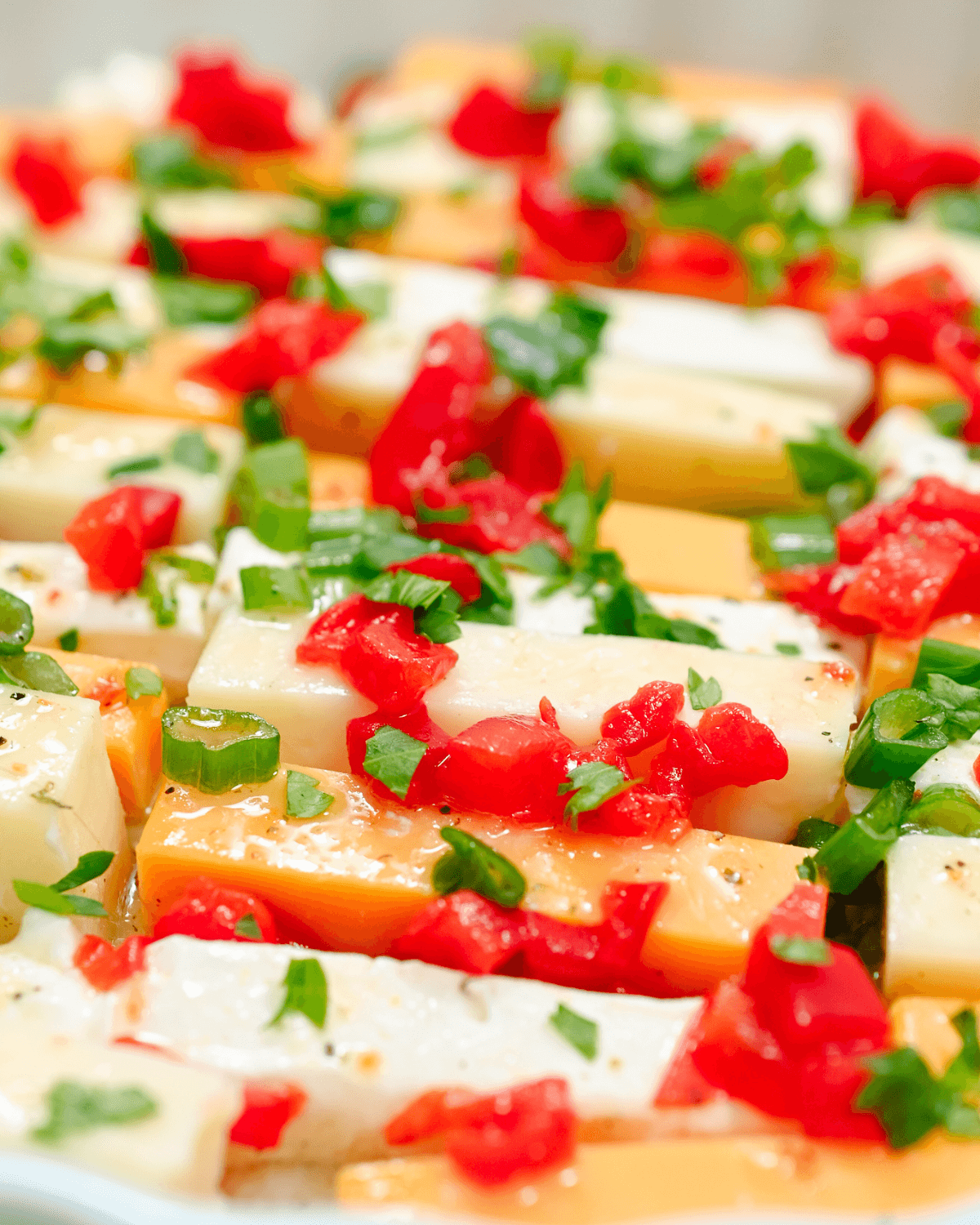 A plate of the appetizer.