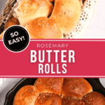 Two views of the finished side dish.